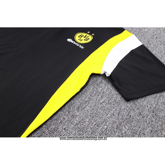 Camiseta Polo del Borussia Dortmund 23-24 Negro